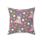 Stardust Unicorn Dreams Throw Pillow