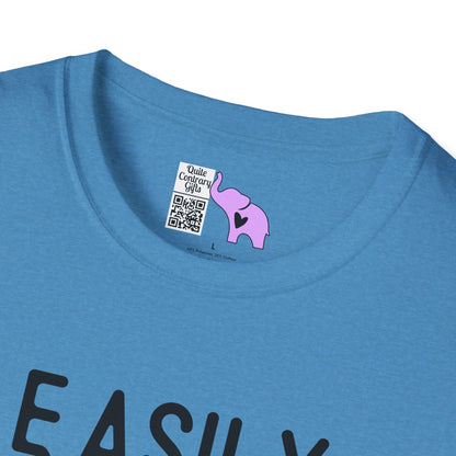Easily Distracted By Dogs Adult T-shirt