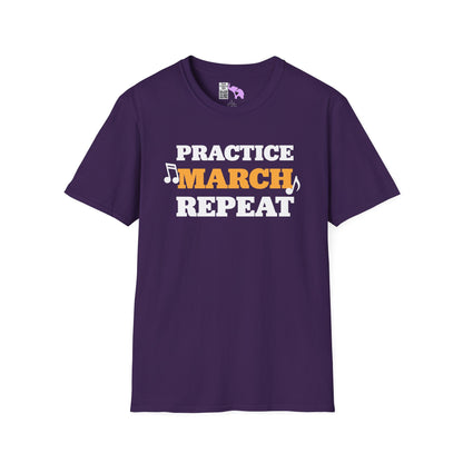 ""Practice March Repeat Adult T-shirt