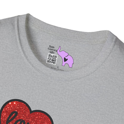 Valentines Hello Kitty Love Adult T-shirt