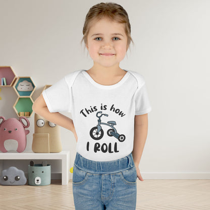 This is How I Roll (Tricycle) Baby Rib Bodysuit