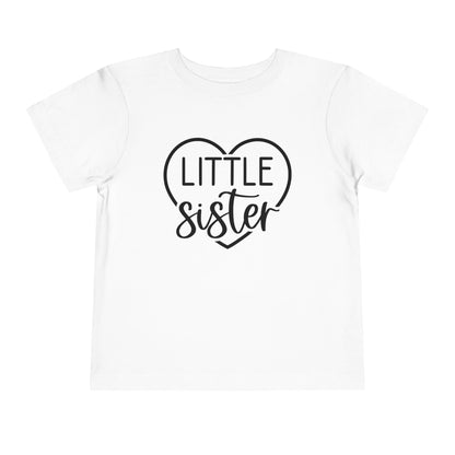 Little Sister (Heart) Toddler Tee