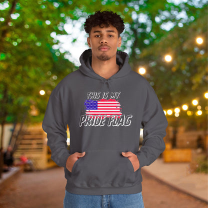 This is my Pride Flag (American Flag) Heavy Blend™ Hooded Sweatshirt