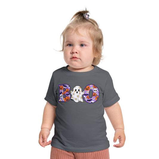 Cute Floral Boo w/Ghost Infant T-Shirt