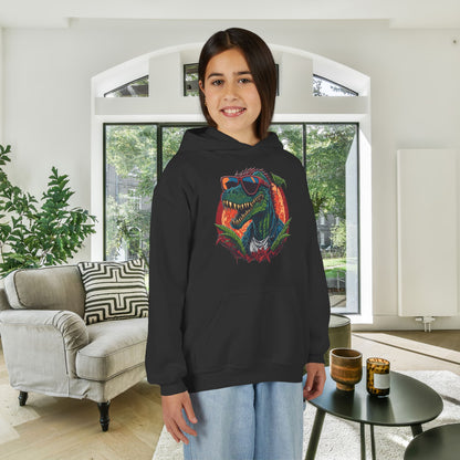 Cool Dinosaur Youth Hoodie