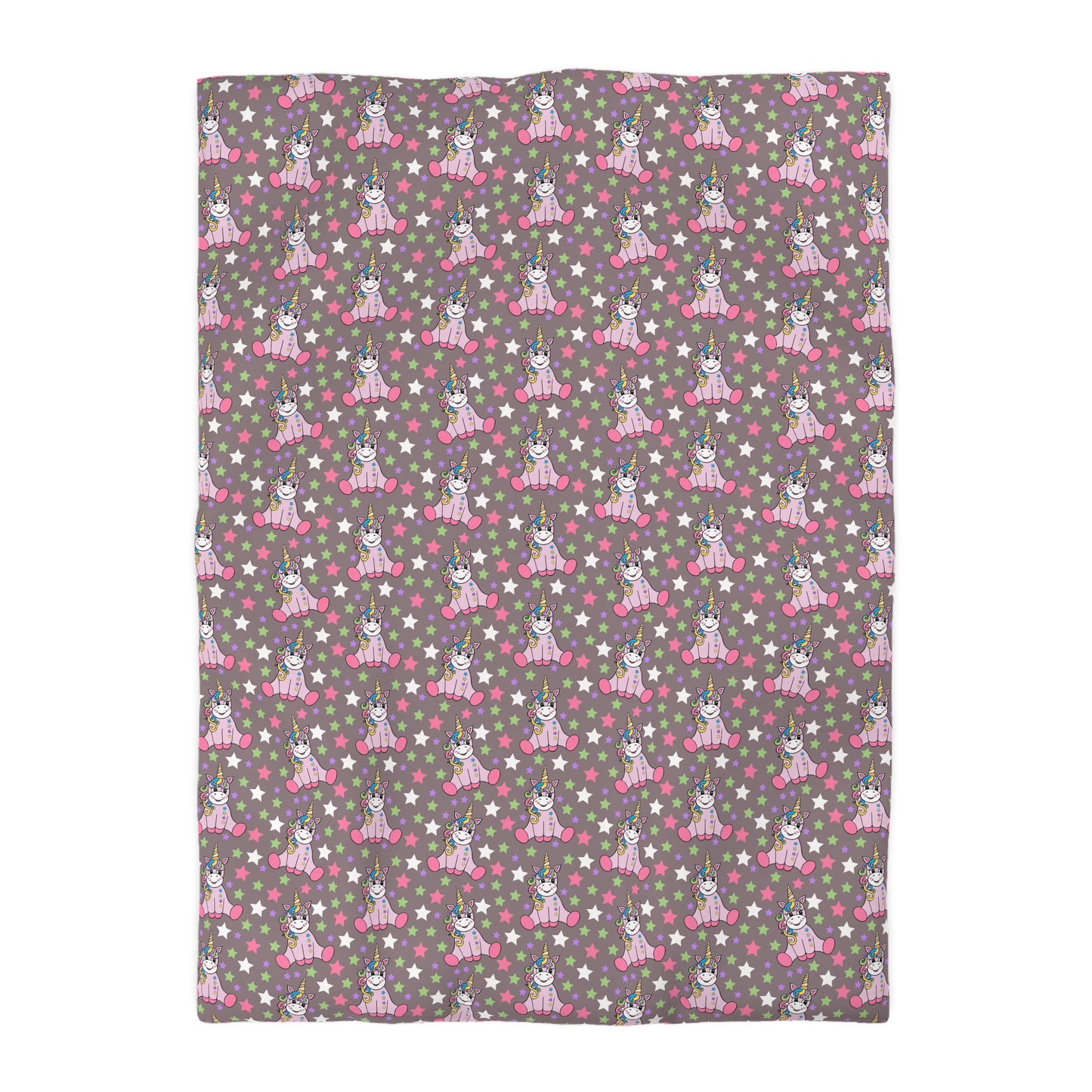 Stardust Unicorn Dreams Microfiber Duvet Cover