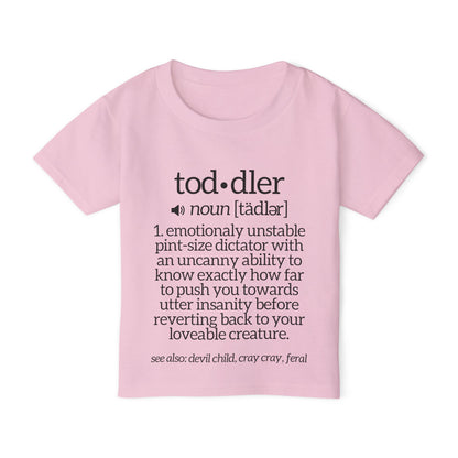 Funny Toddler Definition Heavy Cotton™ Toddler T-shirt