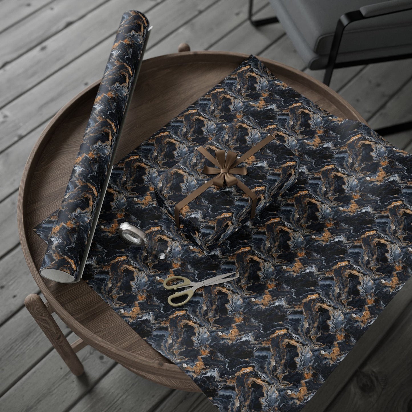 Moonspill Marble Wrapping Paper