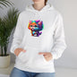 Cute Colorful Kitten Heavy Blend™ Hooded Sweatshirt