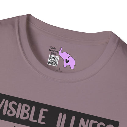 Invisible Illness: Just Because You Can't See It Doesn't Mean It's Not Real Adult T-shirt