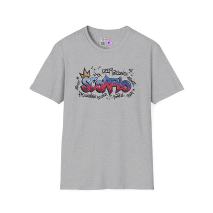 Scorpio Street Art Adult T-shirt