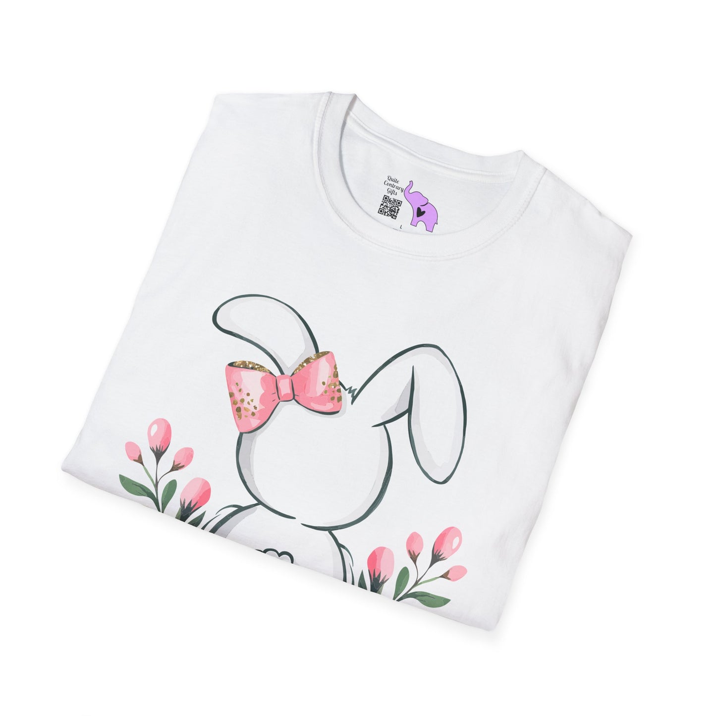 Happy Easter (Bunny Tail) Adult T-shirt