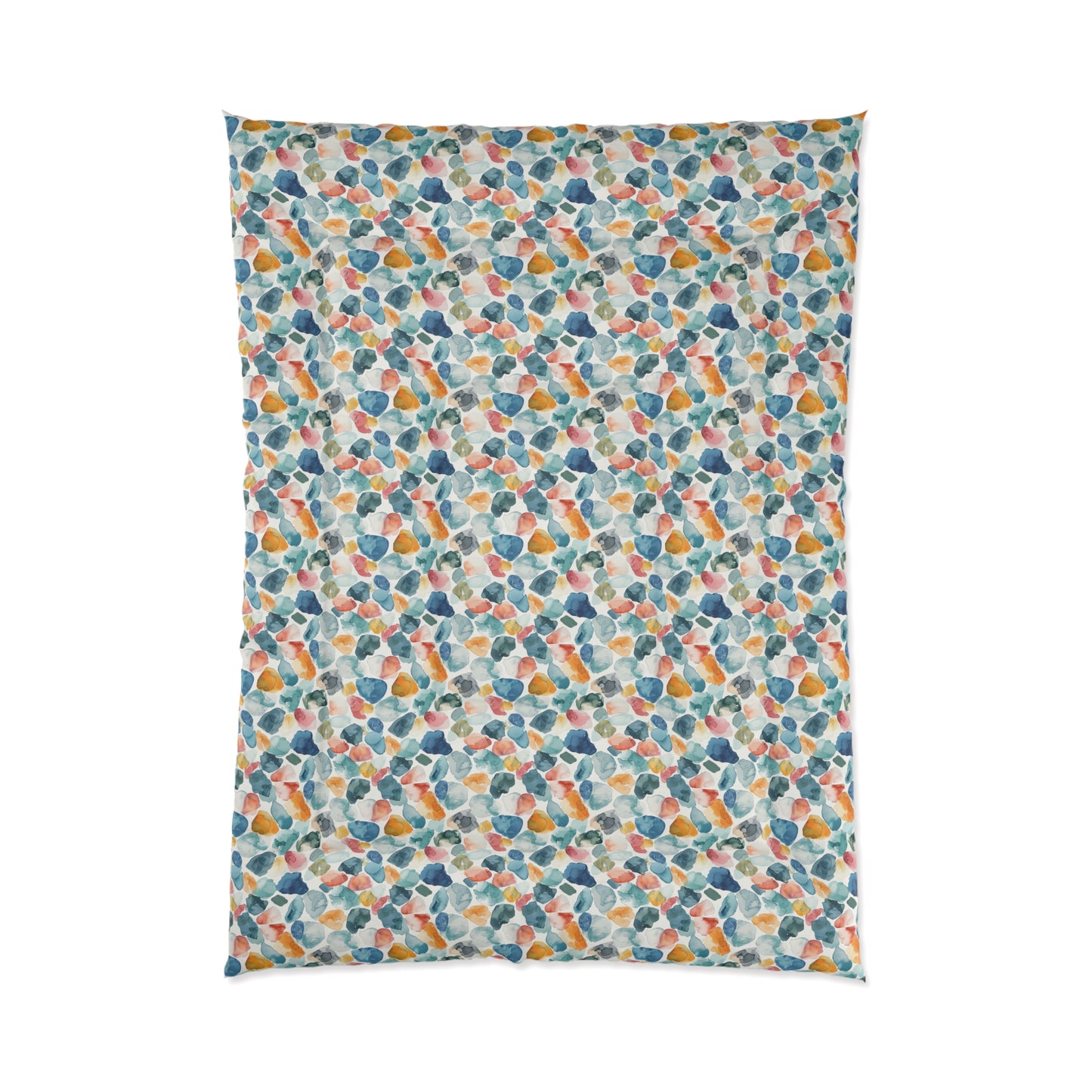 Watercolor Pebble Terrazzo Basic Bedding Set