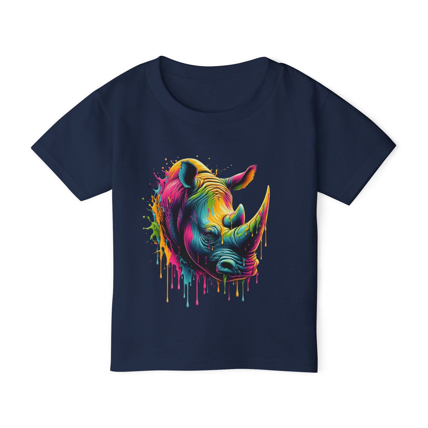 Colorful Rhino Heavy Cotton™ Toddler T-shirt