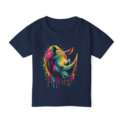Colorful Rhino Heavy Cotton™ Toddler T-shirt