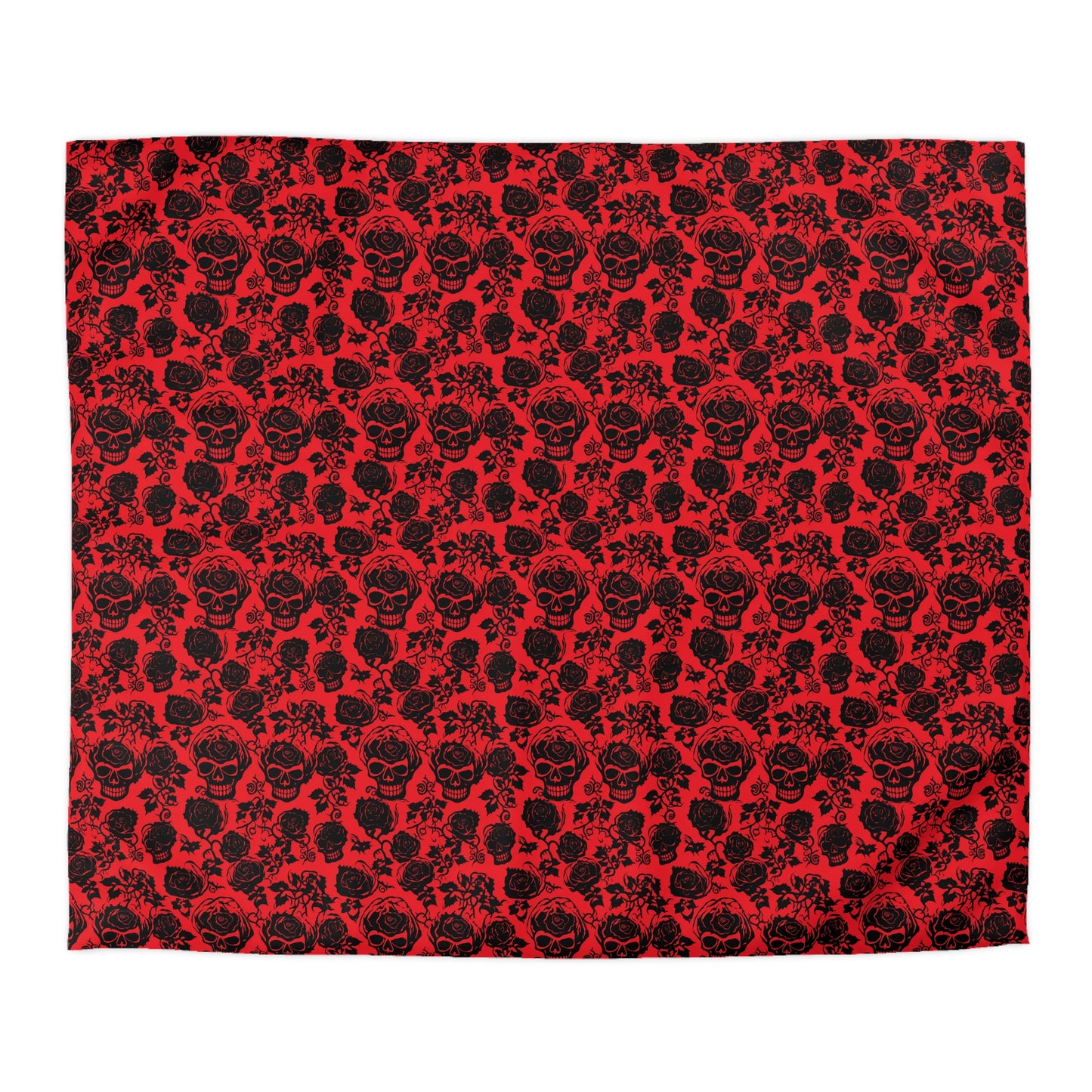 Crimson Masquerade Microfiber Duvet Cover