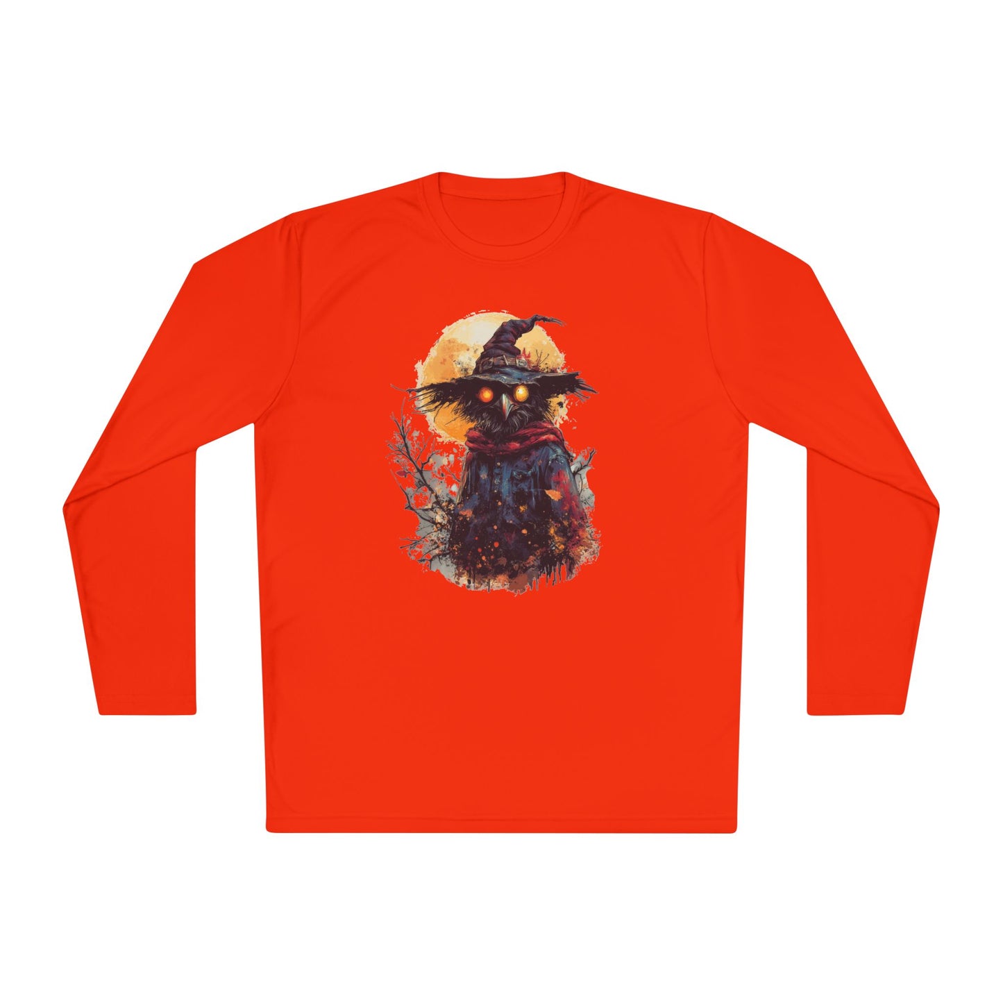 Halloween Scarecrow Adult Long Sleeve Tee