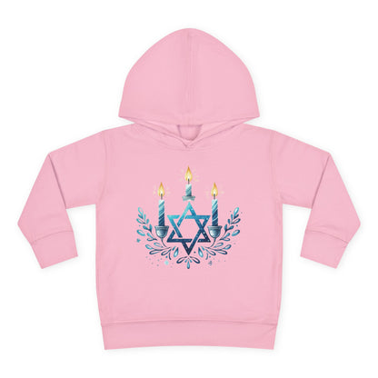 Star & Flame Hanukkah Toddler Hoodie