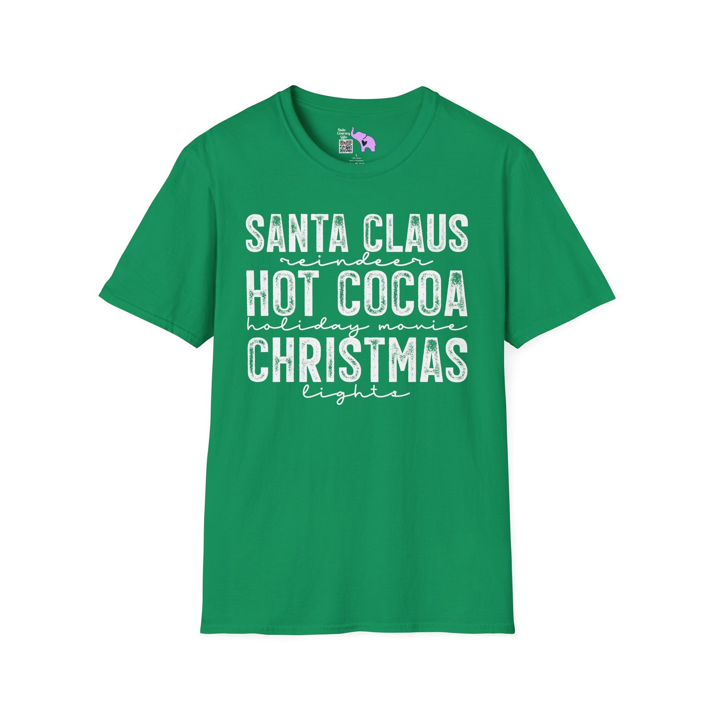 Santa Claus Hot Cocoa Chriatmas Adult T-shirt