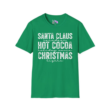 Santa Claus Hot Cocoa Chriatmas Adult T-shirt