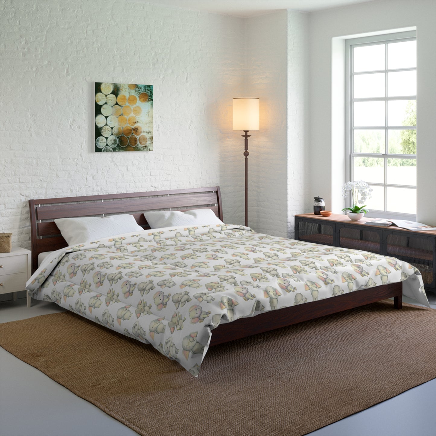 Dancing Elephants Comforter