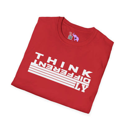 Think Differently Adult T-shirt