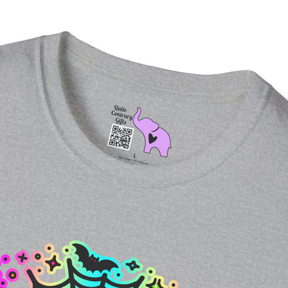 Neon Boo Adult T-shirt