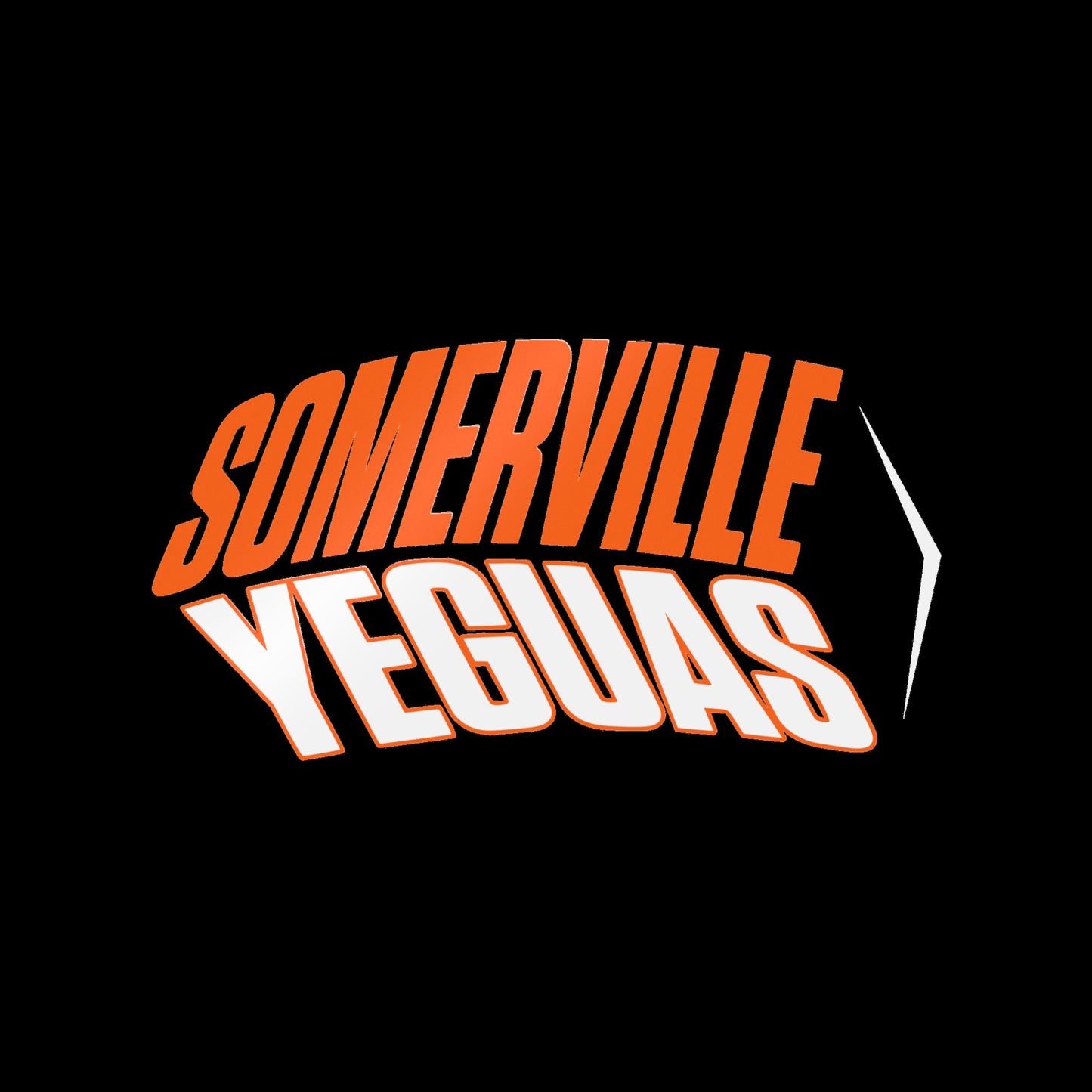 Somerville Yeguas Angled, White Decal