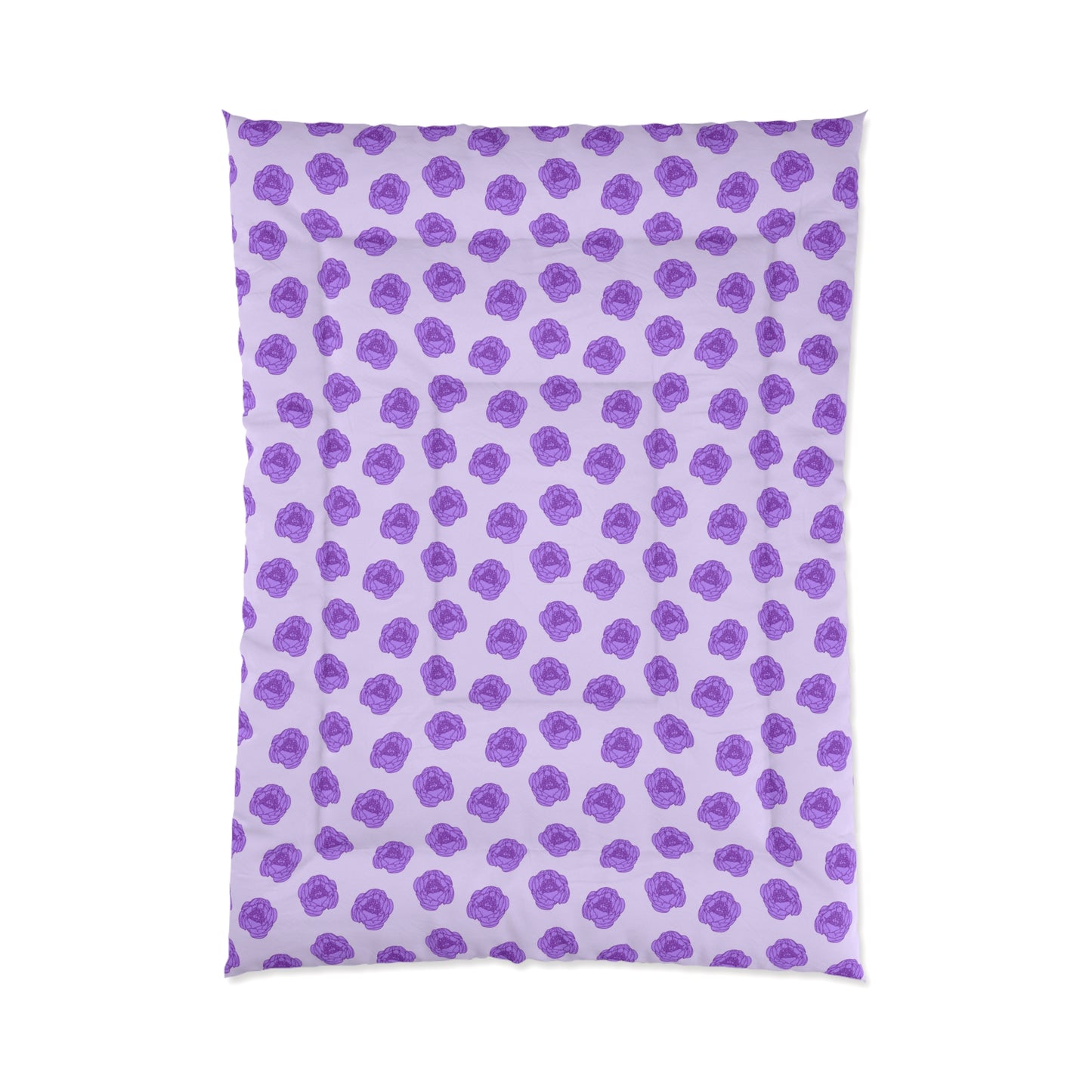 Lilac Mist Peonies Basic Bedding Set