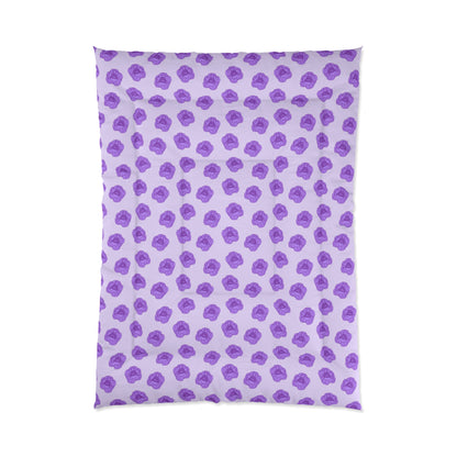 Lilac Mist Peonies Basic Bedding Set