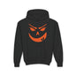 Goofy Grin Jack-O-Lantern Youth Heavy Blend Hoodie