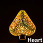 LED Firework Light Bulb Bottle Heart Holiday Lights Novelty Christmas Lamp