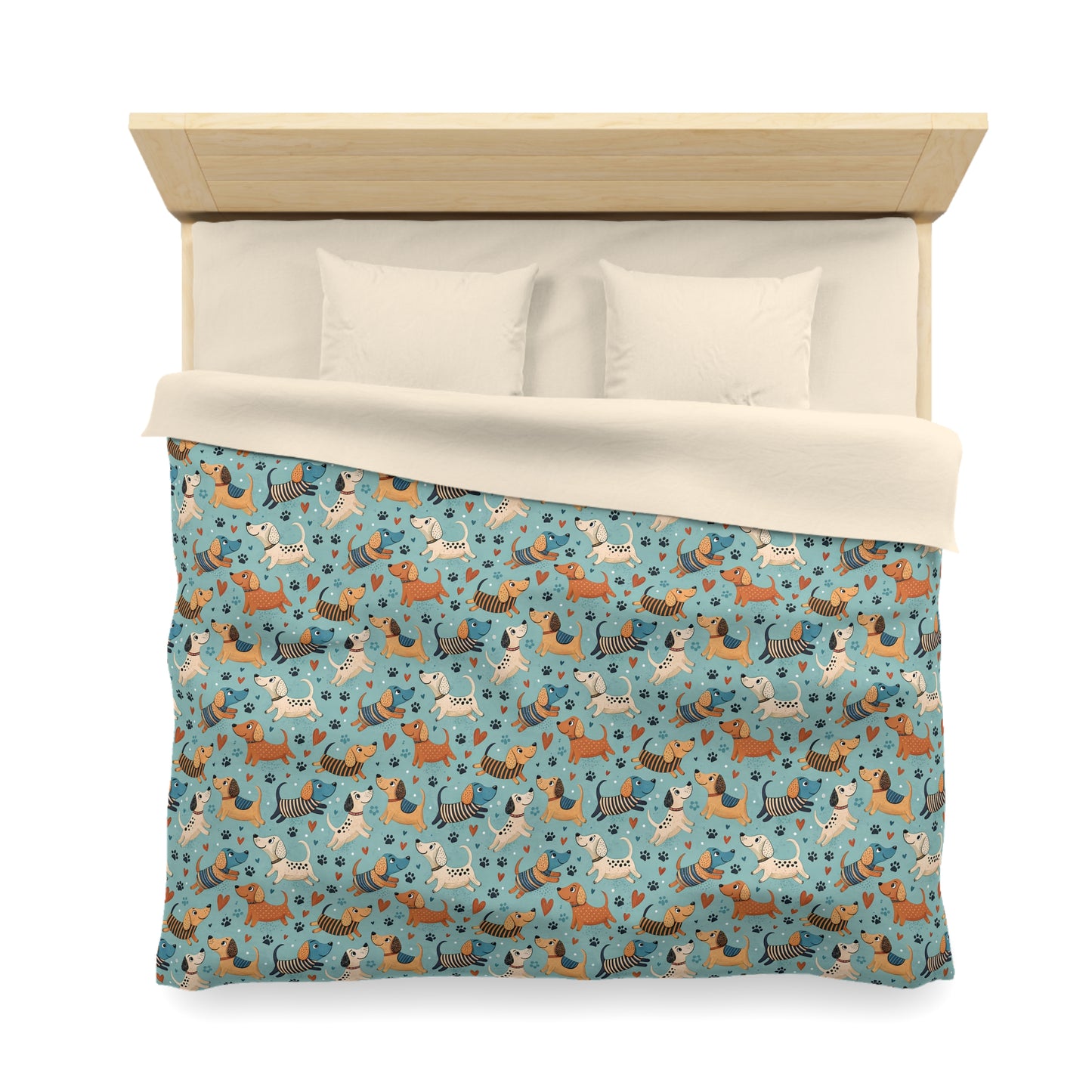 Dapper Doggies Microfiber Duvet Cover
