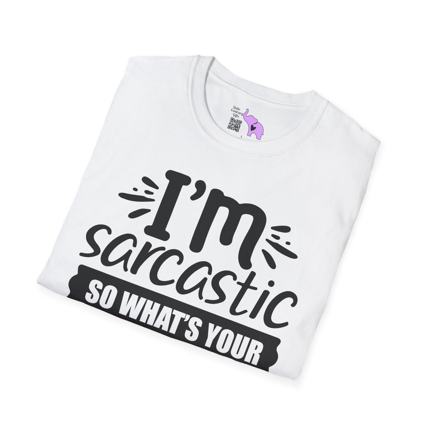 I'm Sarcastic So What's Your Superpower Adult T-shirt