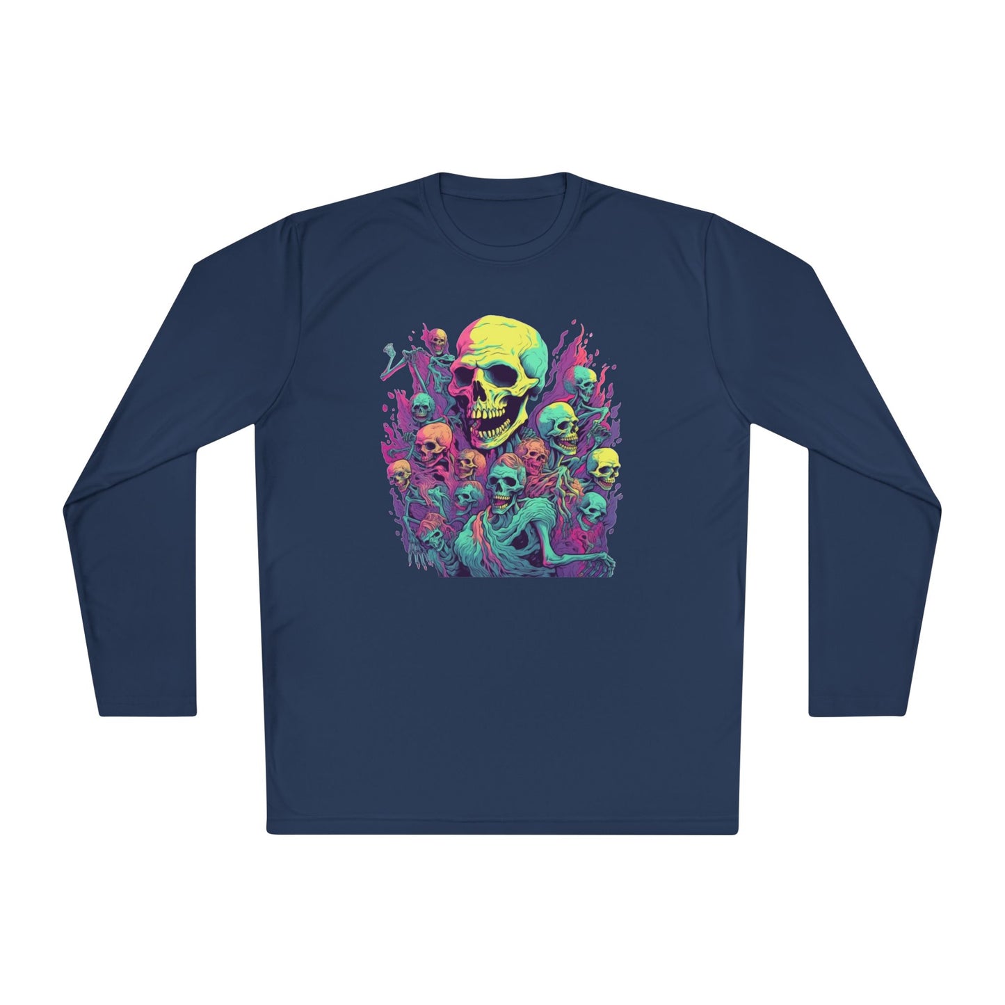 Skeleton Gathering Adult Long Sleeve Tee