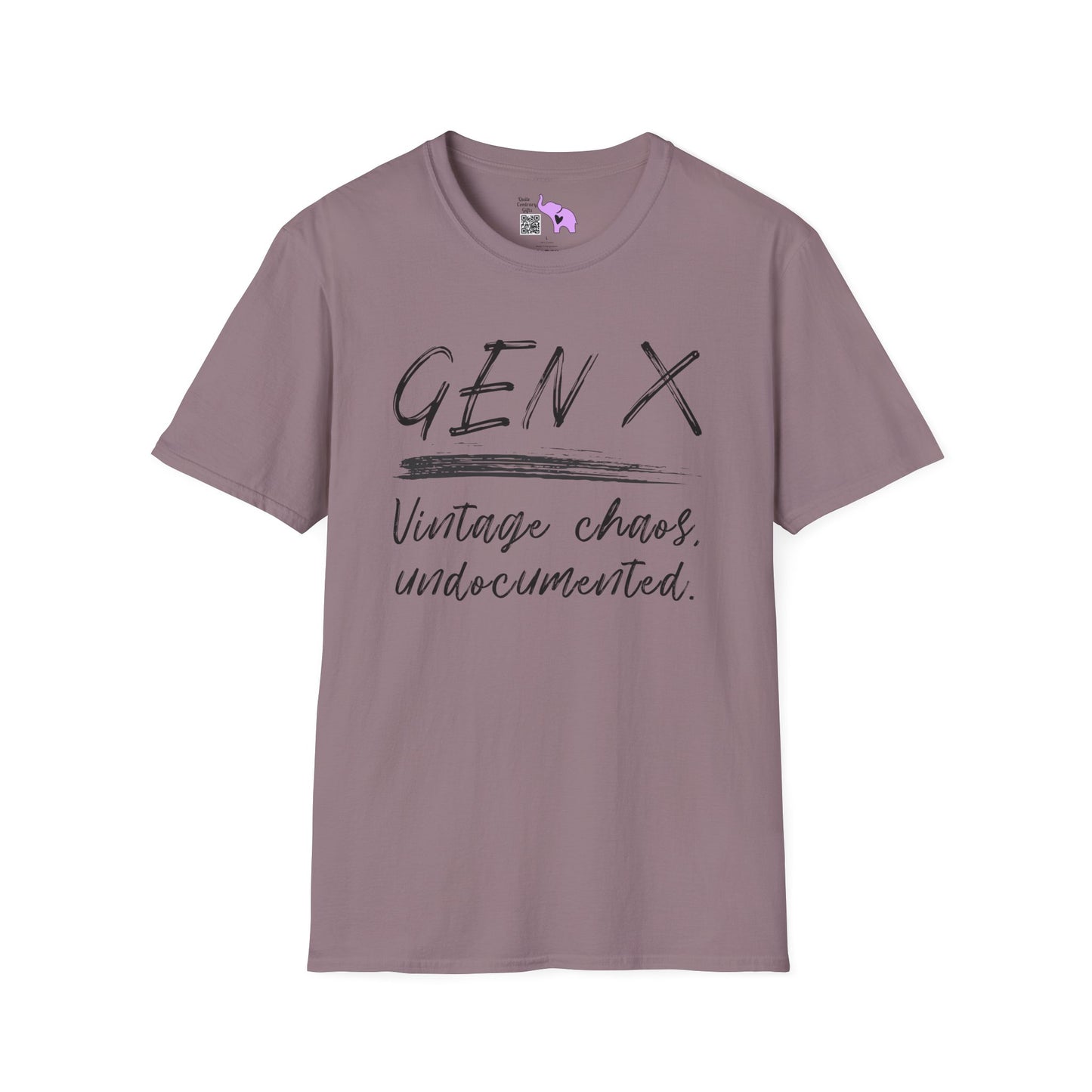 Gen X Vintage Chaos, Undocumented Adult T-shirt