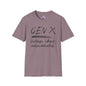Gen X Vintage Chaos, Undocumented Adult T-shirt