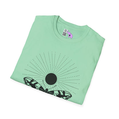 Butterfly w/Sun, Moon, & Stars Adult T-shirt
