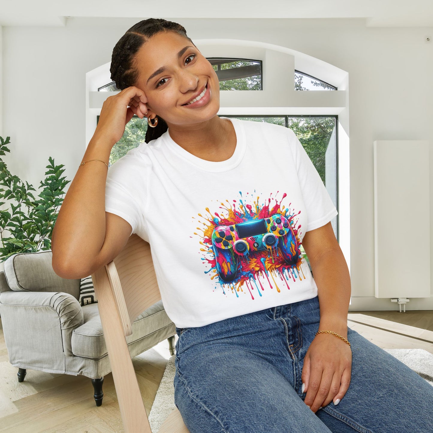 Colorful Game Controller T-shirt