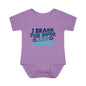 I Brake For Bugs and Snacks Infant Baby Rib Bodysuit
