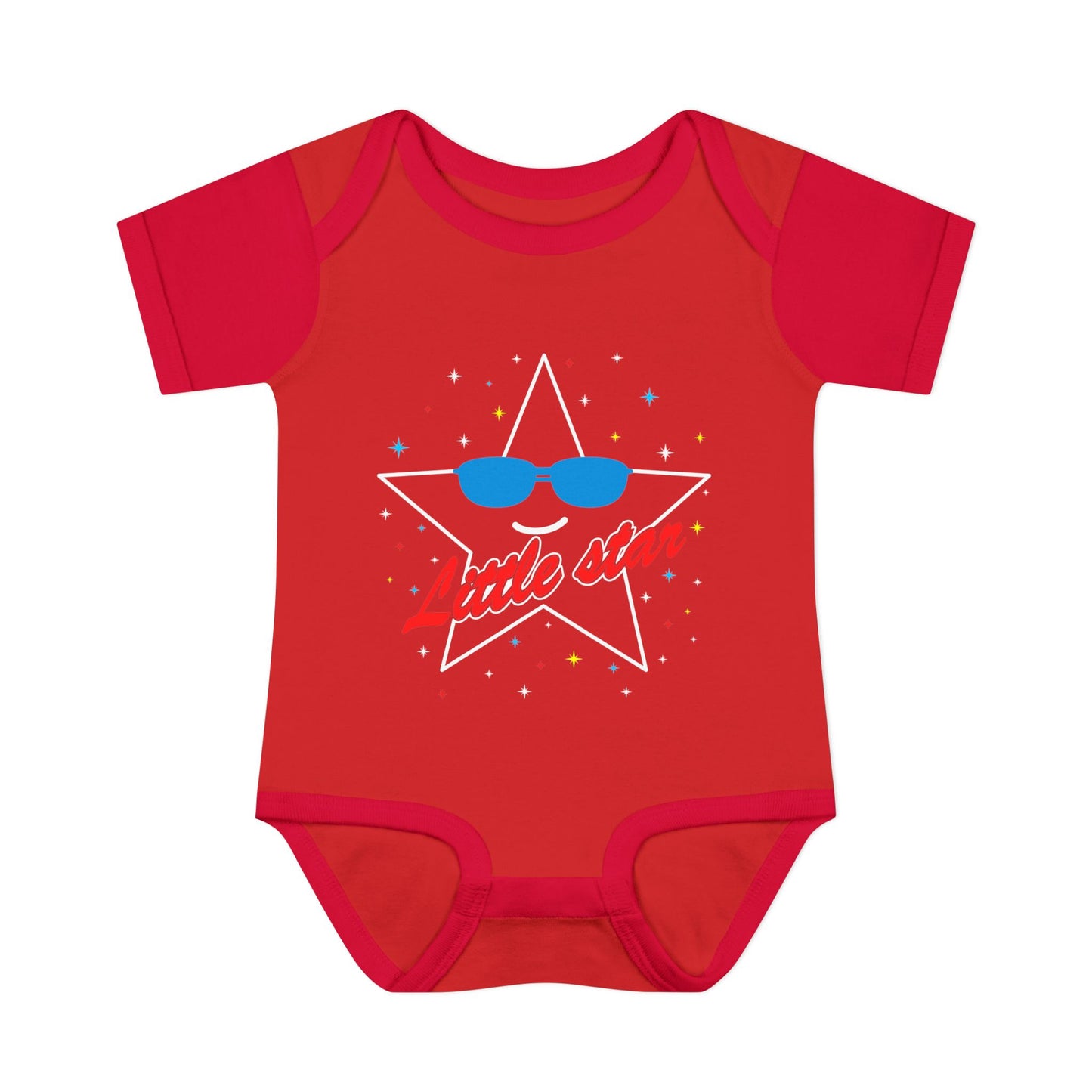 Little Star Infant Baby Rib Bodysuit