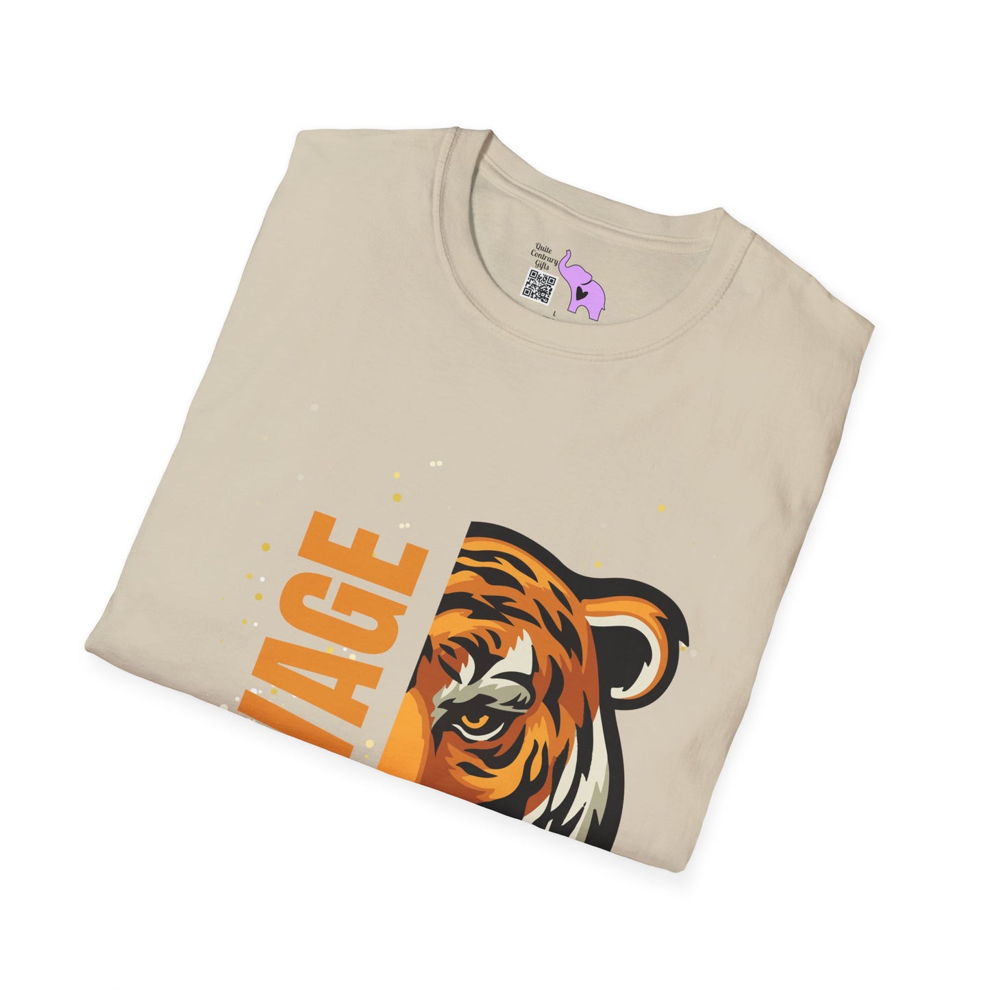 Savage Tiger Adult T-shirt