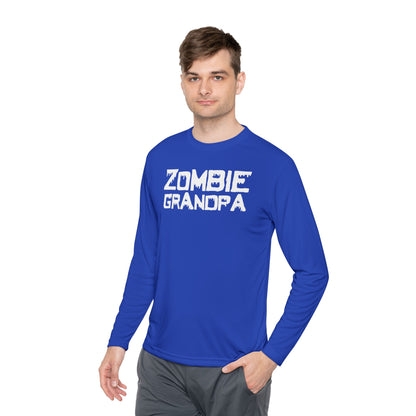 ""Zombie Grandpa Adult Long Sleeve Tee