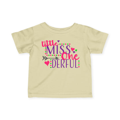 Little Miss One-Derful! Infant Soft T-Shirt