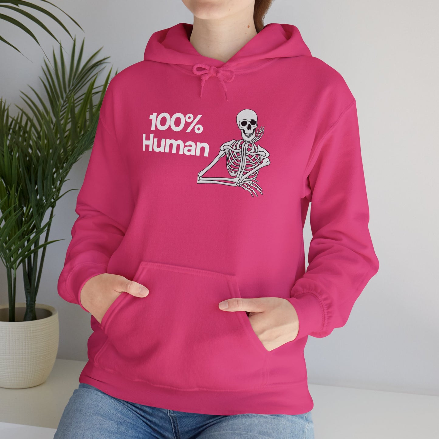 100% Human Skeleton Heavy Blend™ Hooded Sweatshirt