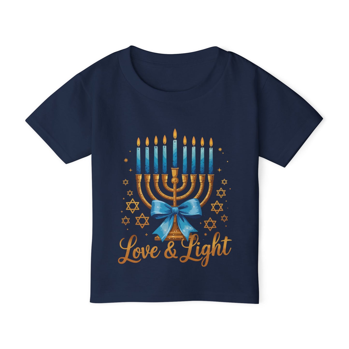 Love & Light Menorah Heavy Cotton™ Toddler T-shirt