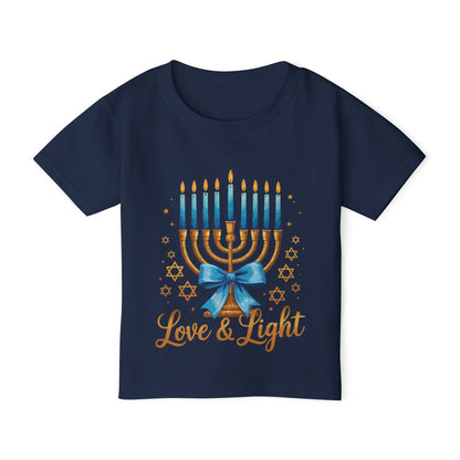 Love & Light Menorah Heavy Cotton™ Toddler T-shirt