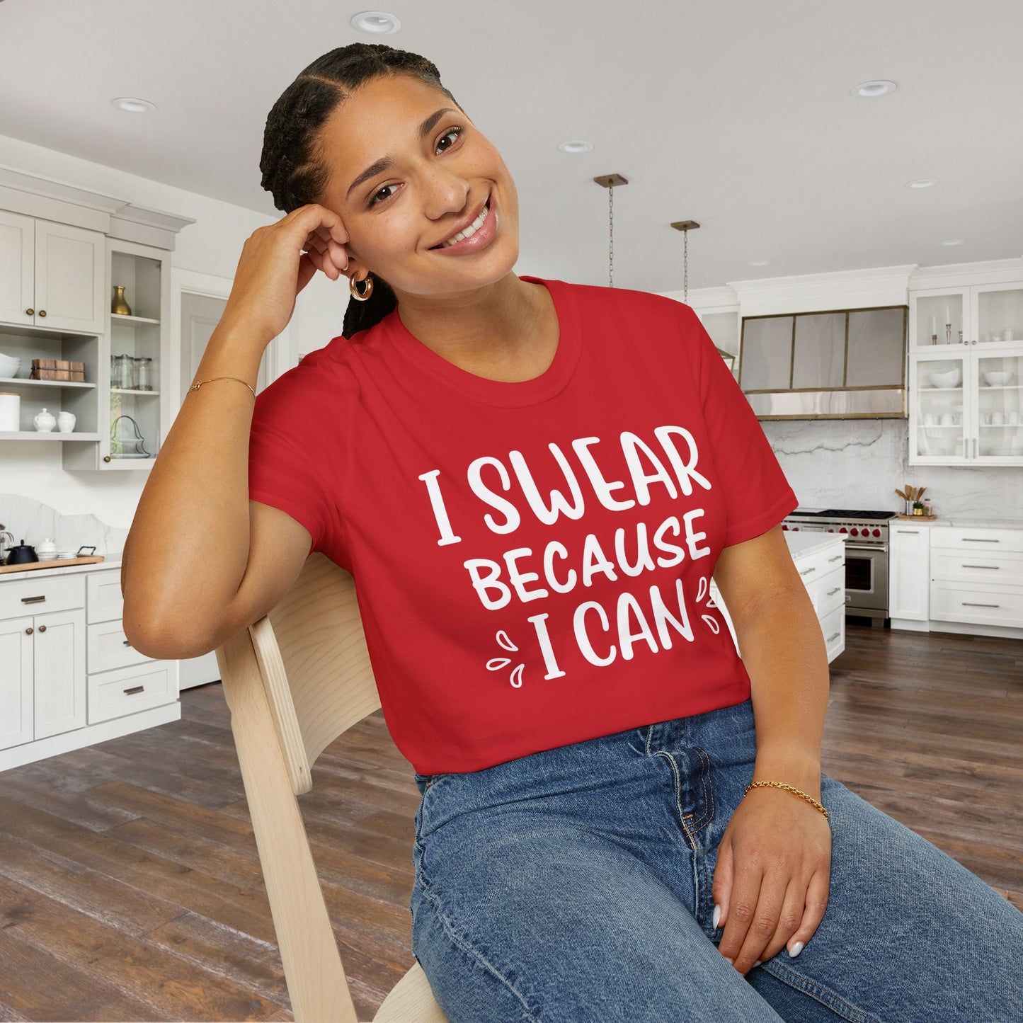 I Swear Because I Can Adult T-shirt