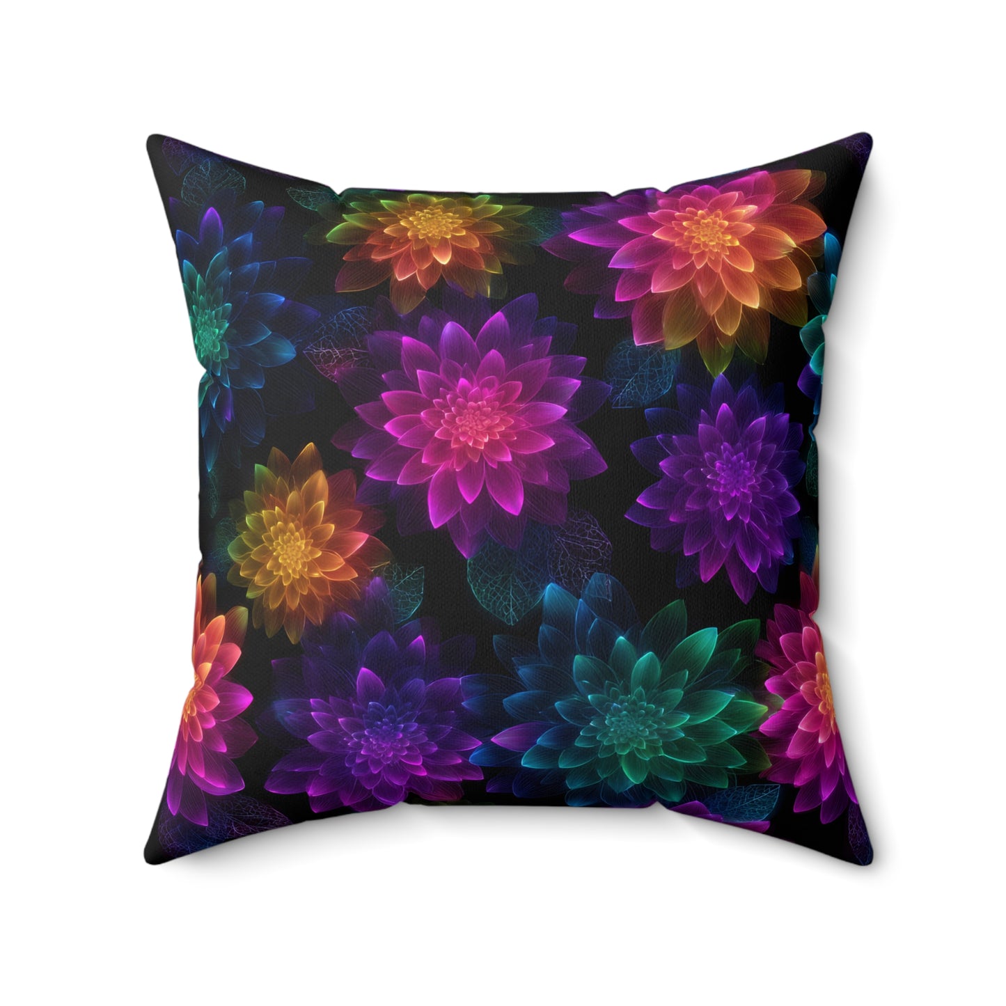 Neon Lotus Blooms Basic Bedding Set