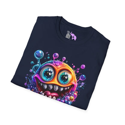 Bubbly Monster Adult T-shirt